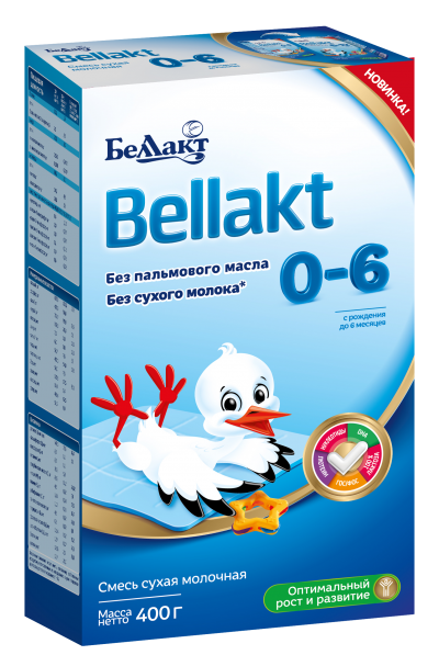 BELLAKT - რძის ნარევი „ბელაქტი 0-6“ - 0-დან 6 თვემდე (ვადა 31.07.2022) 400gr